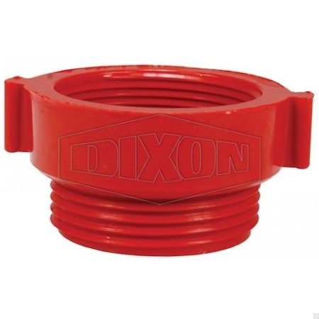 Dixon The Right Connection Reducer Rocker Lug Hydrant Adapter, 1-1/2 in, FNPSH x MNST, Polycarbonate, Dome POLYHA15S15F